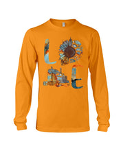 Load image into Gallery viewer, Love Trucker Simple Unique Custom Design For Personalized Job Gift Unisex Long Sleeve