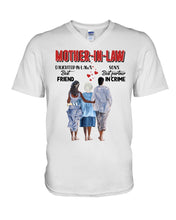 Load image into Gallery viewer, Daughter In Law's Best Friend Son's Best Partner In Crime Gift For Mom In Law Guys V-Neck