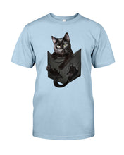 Load image into Gallery viewer, Cat In Your Front Pocket Perfect Gift For Friends Who Loves Cat Guys Tee