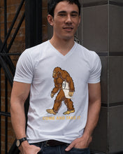 Load image into Gallery viewer, Bigfoot Come And Take It Simple Custom Design Guys V-Neck