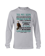 Load image into Gallery viewer, Look Right Beside You Eagle Mom Gift For Son Unisex Long Sleeve