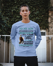 Load image into Gallery viewer, Look Right Beside You Eagle Mom Gift For Son Sweatshirt
