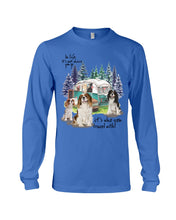 Load image into Gallery viewer, Cavalier King It's Who You Travel With Gift For Dog Lovers Unisex Long Sleeve