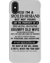 Load image into Gallery viewer, A Soiled Husband Of A September Freaking Awesome Wife Birthday Gift Phone case