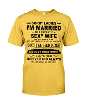 Load image into Gallery viewer, I'm Married To June Freaking Sexy Wife Trending For Birthday Gift Guys Tee