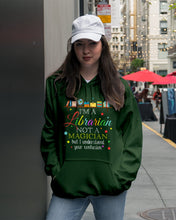 Load image into Gallery viewer, I Am A Librarian Not A Magician Custom Design Gifts Hoodie
