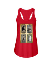 Load image into Gallery viewer, Cat Be Strong When You Are Weak Gift For Cat Lovers Ladies Flowy Tank