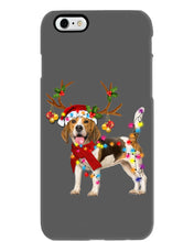 Load image into Gallery viewer, Beagle Gorgeous Reindeer Xmas Lights Gift For Dog Lovers Phone case