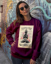 Load image into Gallery viewer, I'm Mostly Peace Love And Light Yoga Gift For Yoga Lovers Sweatshirt