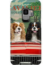 Load image into Gallery viewer, Cavalier Happy Holiday Gift For Dog Lovers Phone case