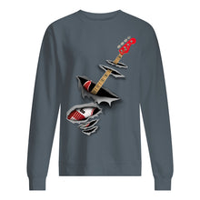 Load image into Gallery viewer, Funny Bass Inside Gift For Music Lovers Sweatshirt