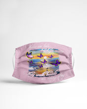 Load image into Gallery viewer, Butterfly Sunset On Beach Those We Love Don't Go Away Gift For Lover Cloth Face Mask