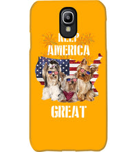 Load image into Gallery viewer, Keep America Great Yorkshire Terrier Gift For Dog Lovers Phone case
