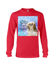 Load image into Gallery viewer, Angels And Shih Tzu Are Not Different Gift For Dog Lovers Unisex Long Sleeve