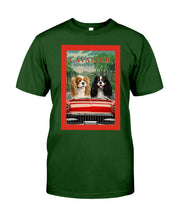 Load image into Gallery viewer, Cavalier Happy Holiday Gift For Dog Lovers Guys Tee