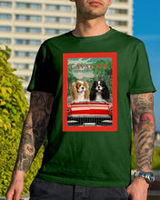 Load image into Gallery viewer, Cavalier Happy Holiday Gift For Dog Lovers Guys Tee