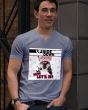 Load image into Gallery viewer, Boston Upside Down Now Let's Be Gift For Dog Lovers Guys V-Neck