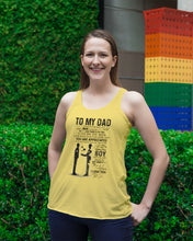 Load image into Gallery viewer, Giving For Dad Let You Know You're Appreciated Custom Design Ladies Flowy Tank