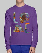 Load image into Gallery viewer, Love Trucker Simple Unique Custom Design For Personalized Job Gift Unisex Long Sleeve