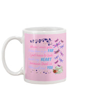 Load image into Gallery viewer, Butterflies When I Miss You I Just Have To Look Inside My Heart Gift For Lover Mug