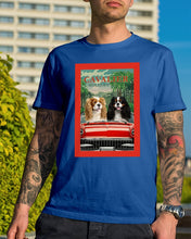 Load image into Gallery viewer, Cavalier Happy Holiday Gift For Dog Lovers Guys Tee