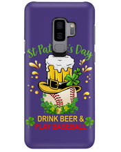 Load image into Gallery viewer, Baseball Drink Beer Day St Patrick's Day Gift For Baseball Lovers Phone case