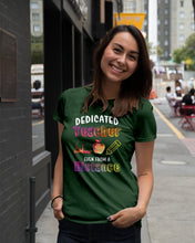Load image into Gallery viewer, Dedicated Teacher Even From A Distance Special Custom Design Ladies Tee