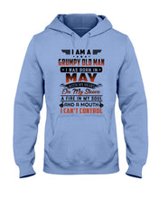 Load image into Gallery viewer, I'm A Grumpy Old Man I Was Born In May With My Heart Hoodie