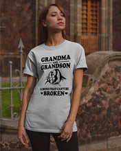 Load image into Gallery viewer, Grandma And Grandson A Bond That Can't Be Broken Custom Design Guys Tee