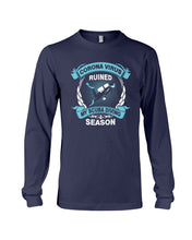 Load image into Gallery viewer, Disease Virus Ruined My Scuba Diving Season For Sport Lovers Unisex Long Sleeve
