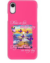 Load image into Gallery viewer, Butterfly Sunset On Beach Those We Love Don't Go Away Gift For Lover Phone case