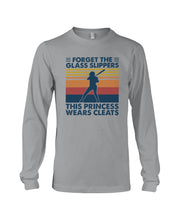 Load image into Gallery viewer, Forget The Glass Slippers This Princess Wears Cleats Trending Unisex Long Sleeve