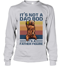 Load image into Gallery viewer, It's Not A Dad Bod It's A Father Figure Bear Unisex Long Sleeve