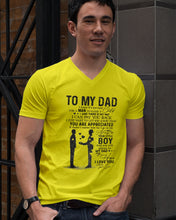 Load image into Gallery viewer, Giving For Dad Let You Know You're Appreciated Custom Design Guys V-Neck