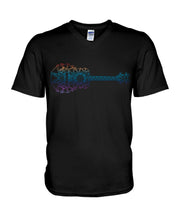 Load image into Gallery viewer, Colorful Ukulele Custom Design For Music Instrument Lovers Guys V-Neck