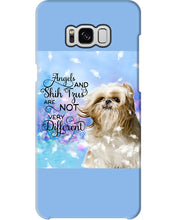 Load image into Gallery viewer, Angels And Shih Tzu Are Not Different Gift For Dog Lovers Phone case