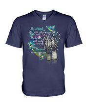 Load image into Gallery viewer, Hummingbird You Are At Peace Gift For Birds Lovers Guys V-Neck