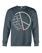 Load image into Gallery viewer, Image All The People Living Life In Peace Custom Design For Friends Sweatshirt