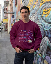 Load image into Gallery viewer, Butterflies When I Miss You I Just Have To Look Inside My Heart Gift For Lover Sweatshirt
