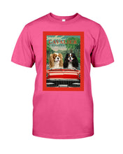 Load image into Gallery viewer, Cavalier Happy Holiday Gift For Dog Lovers Guys Tee