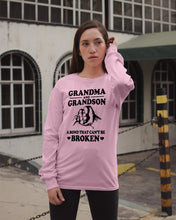 Load image into Gallery viewer, Grandma And Grandson A Bond That Can't Be Broken Custom Design Unisex Long Sleeve