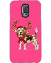 Load image into Gallery viewer, Beagle Gorgeous Reindeer Xmas Lights Gift For Dog Lovers Phone case