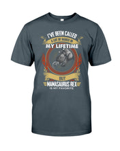 Load image into Gallery viewer, Mamasaurus Rex Is My Favorite Special Custom Design Guys Tee