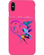 Load image into Gallery viewer, Hummingbirds Heart Shaped I Am A Simple Woman Gift For Mom Phone case