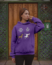 Load image into Gallery viewer, Funny Unicorn Difference Between Your Regular Aunt And My Dutch Aunt Hoodie