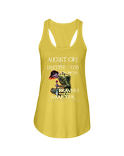Load image into Gallery viewer, August Girl Daughter Of God Meaningful Gift For Women Ladies Flowy Tank