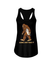 Load image into Gallery viewer, Bigfoot Come And Take It Simple Custom Design Ladies Flowy Tank
