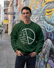 Load image into Gallery viewer, Image All The People Living Life In Peace Custom Design For Friends Sweatshirt