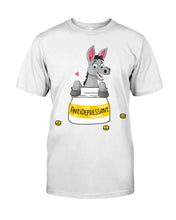 Load image into Gallery viewer, Funny Donkey Anti Depressant Meaning Gift For Women Guys Tee