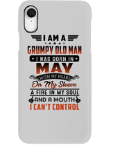 Load image into Gallery viewer, I'm A Grumpy Old Man I Was Born In May With My Heart Phone case